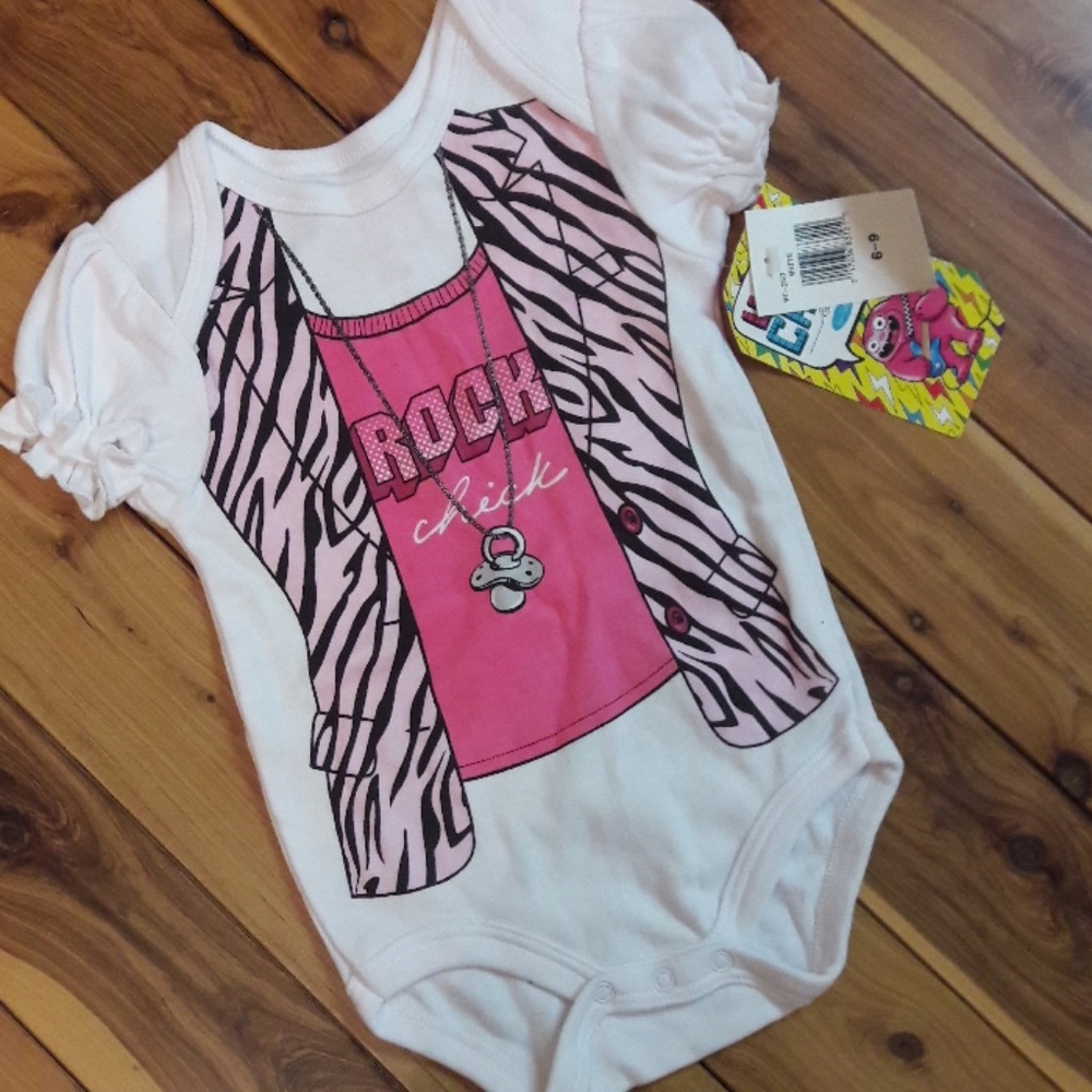 Wild Child One Piece Rock Chick, 6-9 months